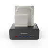 Simplecom SD352 USB 3.0 to Dual SATA Aluminium Docking Station with 3-Port Hub and 1 Port 2.1A USB Charger