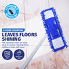 Xtra Kleen 12PCE Microfibre Swivel Mop Adjustable Poll Length 76 x 127cm