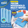 Xtra Kleen 600PCE Household Multi-Wipe/Cloth Rolls Absorbent Non-Abrasive 30cm