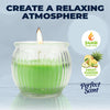 Perfect Scent 12PCE Fruit Fusion Scented Fragrant Candle Glass Holder 6.5cm