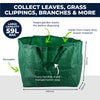 Garden Greens 12PCE Garden Waste Bag Waterproof Reusable Strong Material 59L