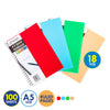 Office Central 18PCE A5 Spiral Notebooks Lined Sheets School Office 100pg