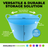 Home Master 12PCE 12L Utility Tubs Carry Handles Versatile Flexible 25 x 30cm