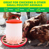 Pet Basic 24PCE Poultry Feeder/Pellet Dispenser 3KG Carry Handle 27 x 26cm