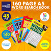 Office Central 48PCE A5 Word Search Activity Books Over 140 Puzzles 160pg