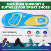 1st Care 12 Pairs Men's Silica Gel Comfort Insoles Cushion Base Maxi Support