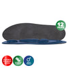 1st Care 12 Pairs Men's 3D Insole Joint Padding Arch Support Heel Cushioning