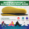 1st Care 12 Pairs Unisex Honeycomb Design Sport Insoles Maximum Support