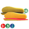 1st Care 12 Pairs Unisex Honeycomb Design Sport Insoles Maximum Support