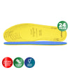 1st Care 24 Pairs Unisex Double Layered Insoles Support & Pressure Relief