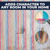 Home Master 12PCE String Curtains Door/Divider Multicolour Unique 200 x 90cm