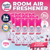 Perfect Scent 24PCE Air Freshener Room Spray/Mist Cherry Blossom Scent 200g