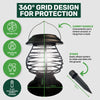 SAS Pest Control Solar LED Light/Insect Zapper Lanterns Recharging Battery