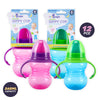 1st Steps 12PCE 265ml Sippy Cups Removable Handles Soft Silicone Teats