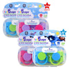 1st Steps 24PCE Orthodontic Silicone Pacifiers Sterilising Cases 3-6+ Months