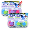 1st Steps 24PCE Orthodontic Pacifiers Glow In The Dark With Case  3-6+ Months