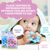 1st Steps 12PCE Textured Teething Rings Water Filled Soft Premium Silicone