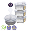 1st Steps 12PCE Formula Powder Dispensers Pre-Measured Portions 4.5 x 8.5cm