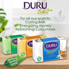 Duru 48PCE Body Bar Soap Milk Proteins Soft Velvety Natural Herbal Blend 140g