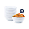 Home Master 36PCE Melamine Bowls Stackable Lightweight Durable Strong 28cm