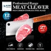 KIWI 12PCE Meat Cleaver Premium Professional Range Tempered Steel Blade 27cm