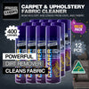 Australian Export 12PCE Carpet Upholstery Fabric Vinyl Cleaner Dirt Stains 400gm