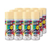 Australian Export 12PK 250gm Aerosol Spray Paint Cans [Colour: Ivory]