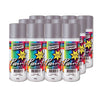 Australian Export 12PK 250gm Aerosol Spray Paint Cans [Colour: Chrome]