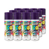 Australian Export 12PK 250gm Aerosol Spray Paint Cans [Colour: Plum Purple]