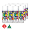 Australian Export 12PK 250gm Aerosol Spray Paint Cans [Colour: White - Matt]