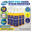 X-tra Kleen 12PCE Exit Pre-Wash Stain Removing Spray Unscented 125ml