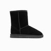 Ugg Boots Genuine Australian Sheepskin Unisex Short Classic Suede (Black, EU35)