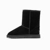 Ugg Boots Genuine Australian Sheepskin Unisex Short Classic Suede (Black, EU35)