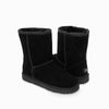 Ugg Boots Genuine Australian Sheepskin Unisex Short Classic Suede (Black, EU40)