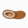 Ugg Boots Genuine Australian Sheepskin Unisex Short Classic Suede (Chestnut, EU35)