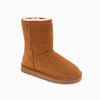 Ugg Boots Genuine Australian Sheepskin Unisex Short Classic Suede (Chestnut, EU36)