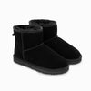 Ugg Boots Genuine Australian Sheepskin Unisex Mini Classic Suede (Black, EU35)