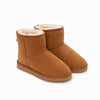 Ugg Boots Genuine Australian Sheepskin Unisex Mini Classic Suede (Chestnut, EU35)