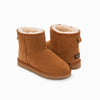 Ugg Boots Genuine Australian Sheepskin Unisex Mini Classic Suede (Chestnut, EU36)