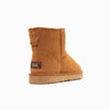 Ugg Boots Genuine Australian Sheepskin Unisex Mini Classic Suede (Chestnut, EU41)