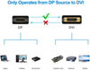 6ft 1.8M Display Port DP To Dual Link DVI-D 24+1 Pin Male Gold Connection Cable