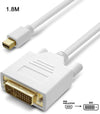 6FT 1.8M Mini Display Port Displayport To 24+1 DVI male Adapter Macbook Air Pro