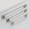 Brushed Nickel Kitchen Door Cabinet Drawer Handle Pulls 128MM