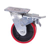 5 inch Industrial 500KG Caster Wheels Swivel with Brake Locking Casters Castor Wheels Cart Furniture Workbench