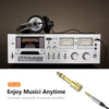 3.5mm Stereo Female to 6.35mm Male  Stereo Audio Jack Adapter for Aux Cable Guitar Amplifier Headphone