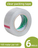 6 Rolls 150m Clear Packing Tape Sealing Tape 150m x 45mm