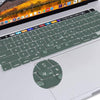 Keyboard Cover Skin For MacBook Pro 13 Pro 16 A2338 A2289 A2251 A2141 M1 M2 2020 to 2023 Dgreen