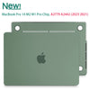 Suitable for  MacBook Pro 14 Max Inch Case 2023 2022 2021 M2 A2779 M1 A2442 Hardshell Case Keyboard Cover Midnight Green