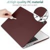 Suitable for  MacBook Pro 16 inch Case 2023 2022 2021 M2 A2780 A2485 M1 Pro/Max Hard Shell Case Keyboard Cover Wine Red