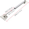 2 Pcs 100N Cabinet Door Hydraulic Hinge Metal Head Lift Support Soft Close & Buffer Telescopic